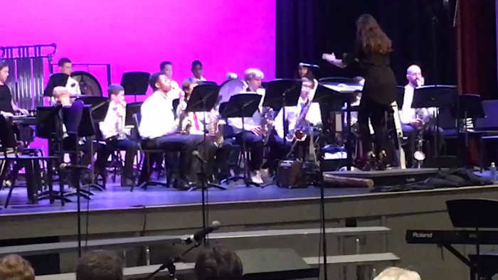 Jaden Bradley doubles as a saxophone player.